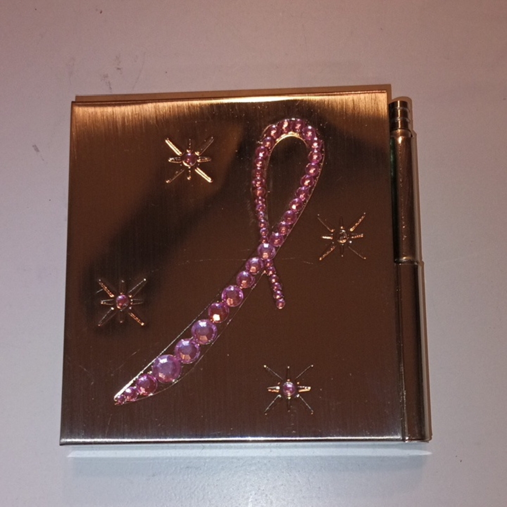 Vintage Avon Pink Ribbon Memo Jotter